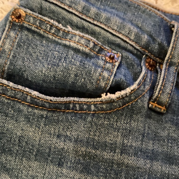 J.Crew distressed denim skirt - Picture 7 of 8